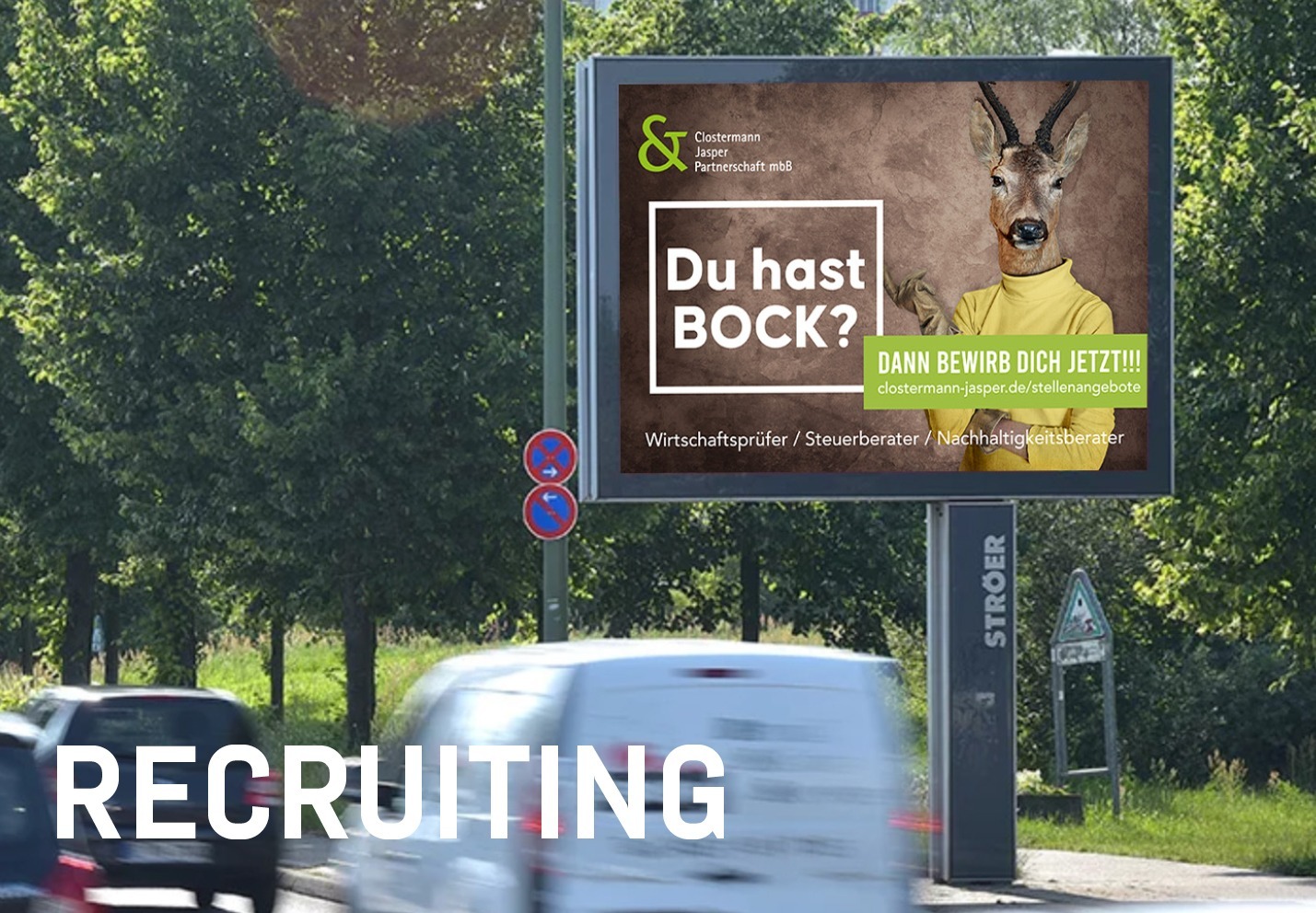Clostermann & Jasper Recruiting Kampagne