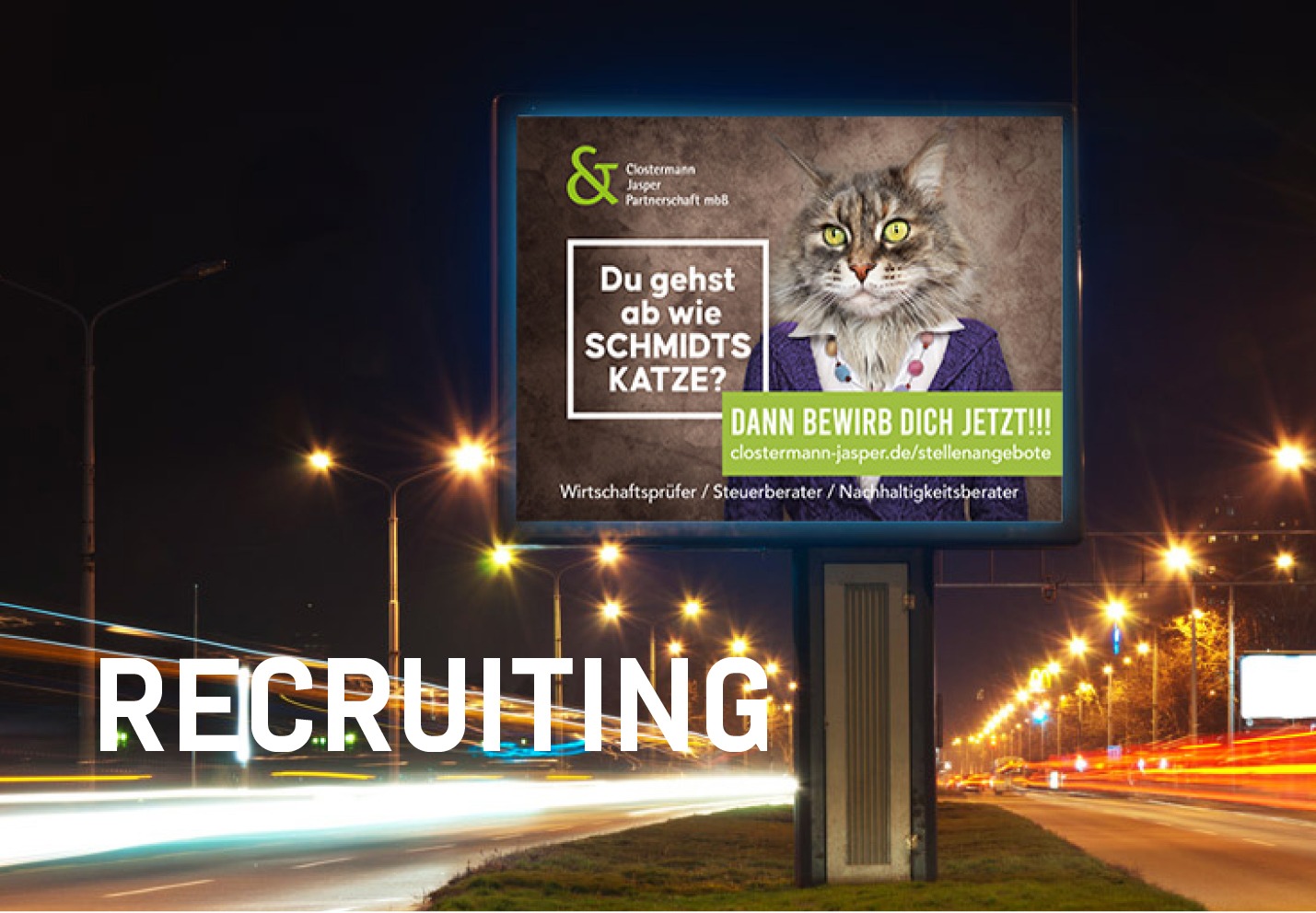 Clostermann & Jasper Recruiting Kampagne